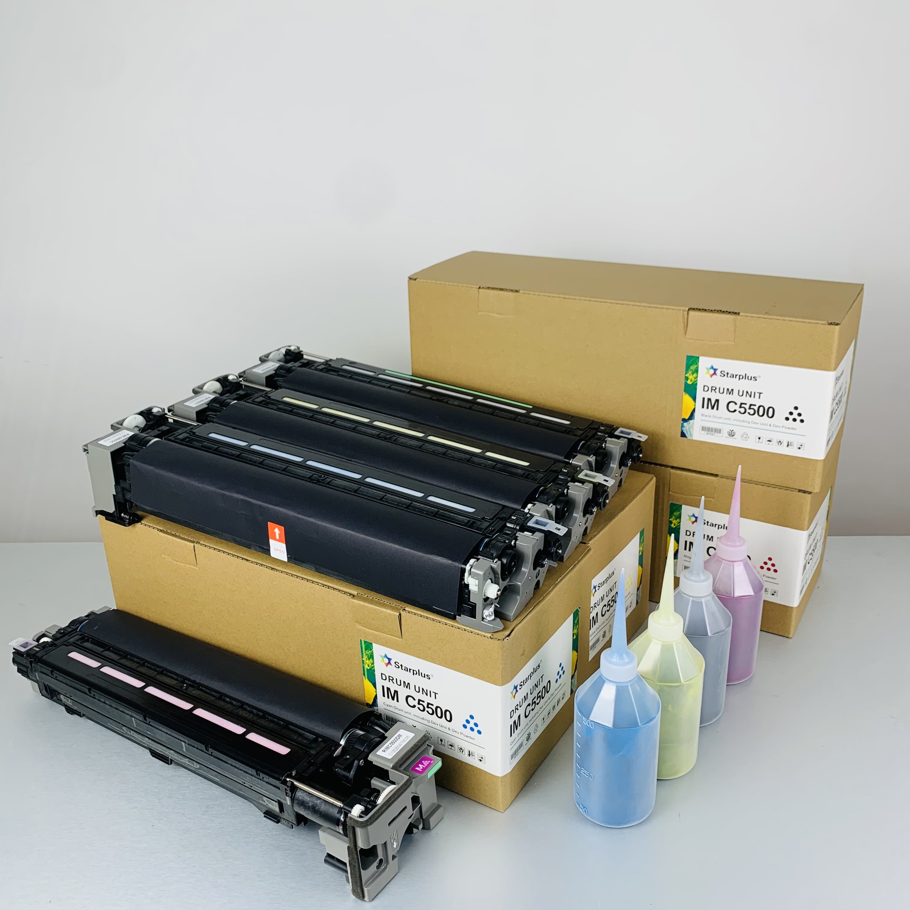 IMC5500 Drum unit with developer unit with developer powder for Ricoh IMC2000 IMC2500 IMC3000 IMC3500 IMC4500 IMC5500